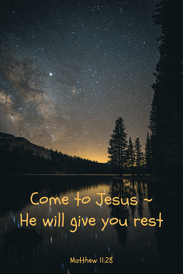 When you are weary